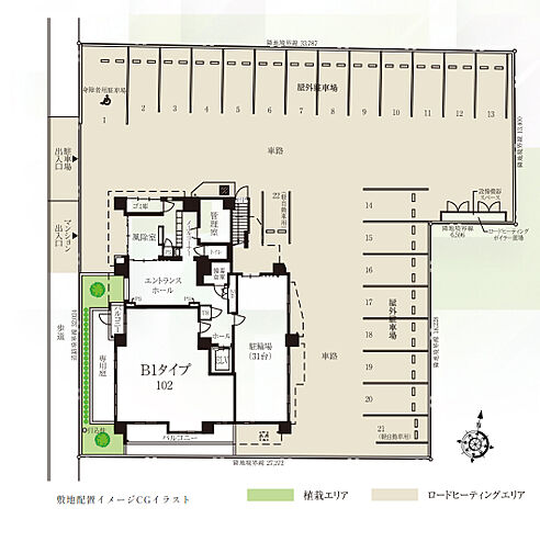 アルビオ・ガーデン北31条 共用部