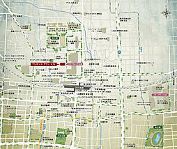 プレサンス グラン 大垣 現地案内図