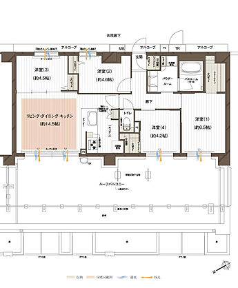 プレサンス ロジェ 堅田レジデンス 間取り Qr