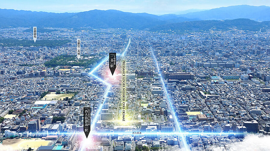 プレサンス ロジェ 西大路御池駅前 外観