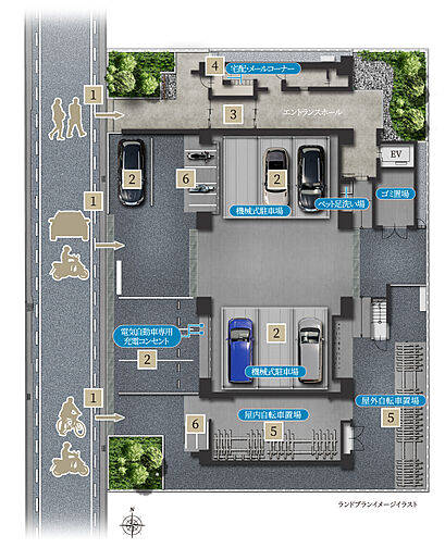 プレサンス ロジェ 新大宮 共用部