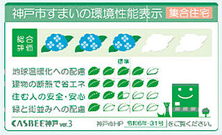 プレサンス ロジェ 神戸本山南町 CASBEE（兵庫県建築物環境配慮評価システム）