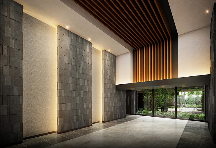 プレサンス ロジェ 塚口ザ・マークス エントランスホール完成予想図