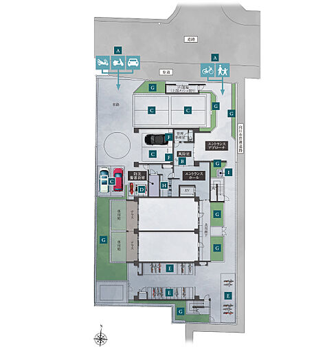 プレサンス ロジェ 向日町 共用部
