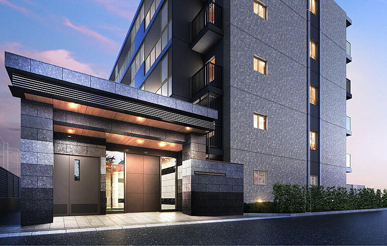 プレサンス ロジェ 武蔵浦和 エントランスアプローチ完成予想図