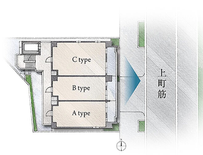 プレサンス レイズ 四天王寺 ターミナルリンク 共用部