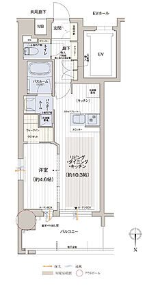 プレサンス ロジェ 京都二条 WEST 間取り A