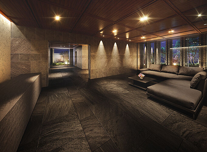 レクシア田迎サウスブライト エントランスホール完成予想CG