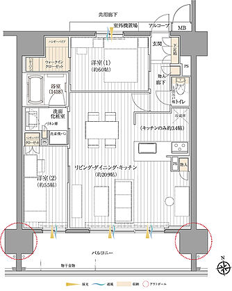 ダイアパレス一宮本町 間取り B4