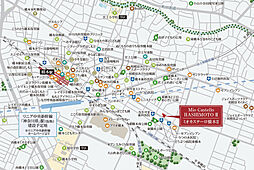 ミオカステーロ橋本II モデルルーム案内図