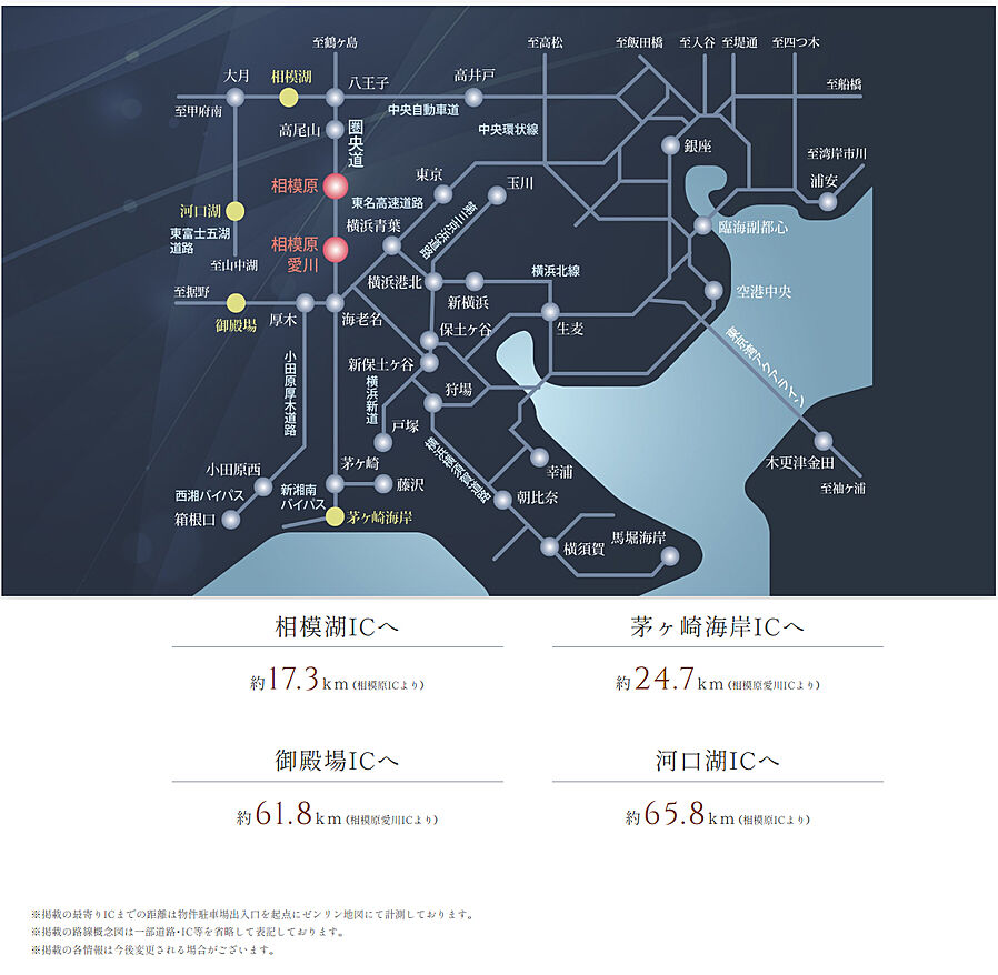 ミオカステーロ橋本II：交通図