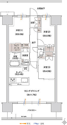 ウエリス大日 間取り SB