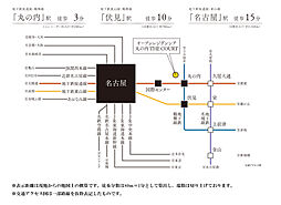 オープンレジデンシア丸の内 THE COURT アクセス図