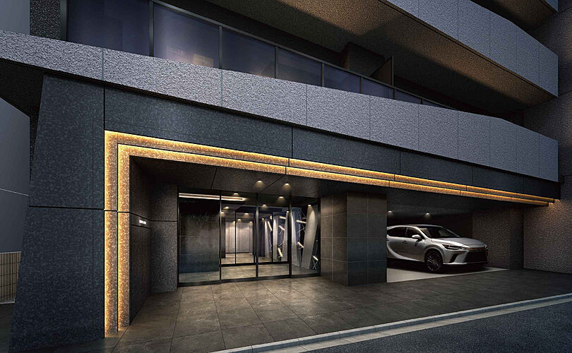 イノバス名駅 エントランスアプローチ完成予想CG