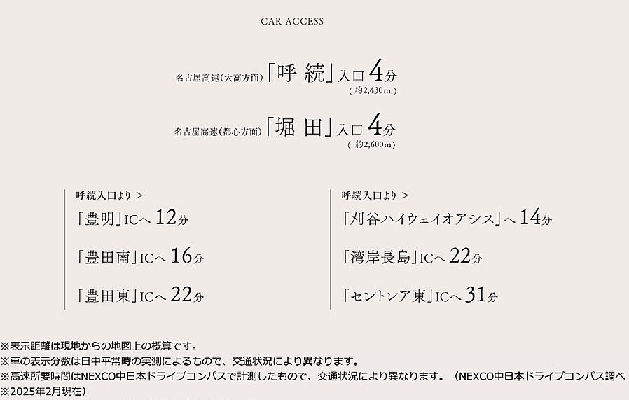 イノバス新瑞橋クロス：交通図