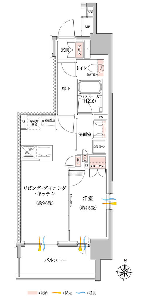 イノバス新瑞橋フロント 間取り D