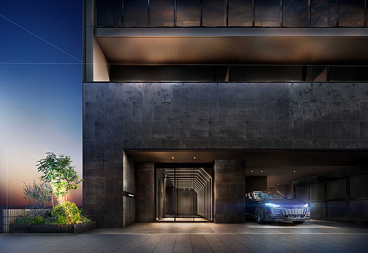 イノバス上前津 エントランスアプローチ完成予想CG