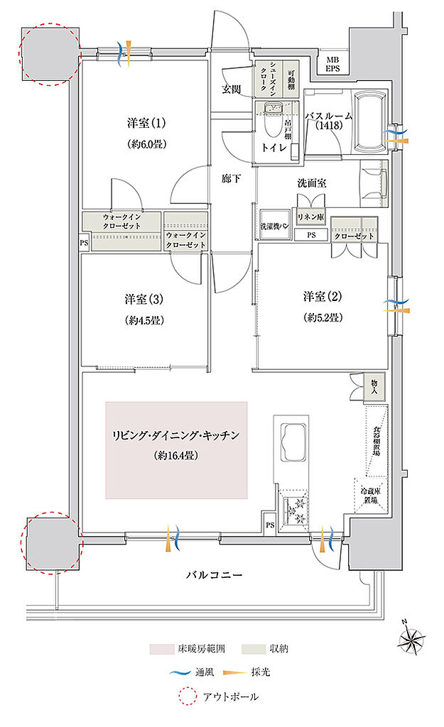 イノバス東岡崎 間取り C