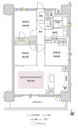 イノバス東岡崎 間取り C