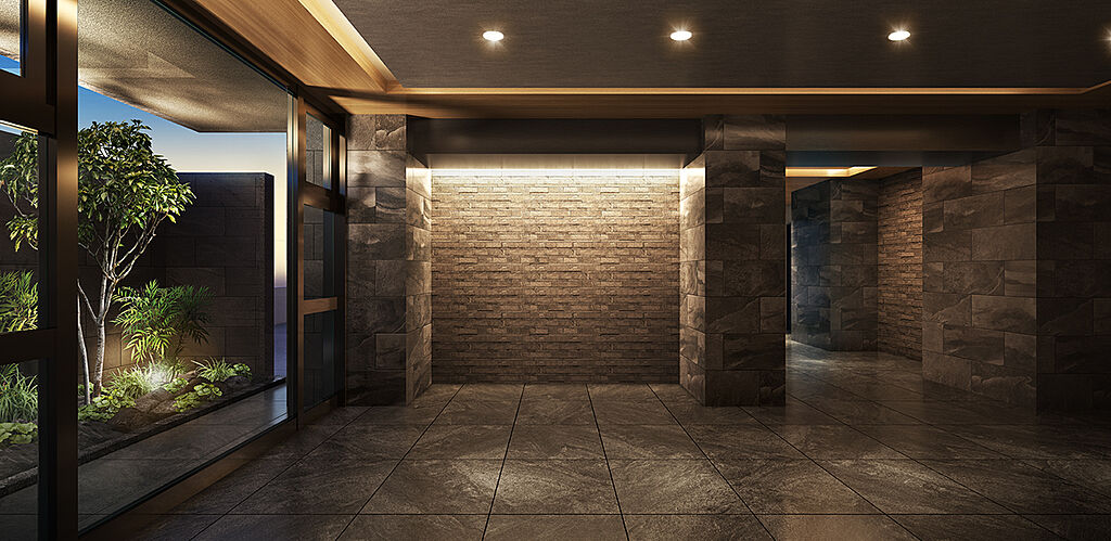 イノバス大濠公園 エントランスホール完成予想図