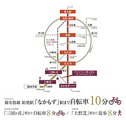 グランドパレス堺上野芝 ザ・グランドガーデン アクセス図