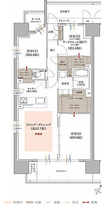 プラネスーペリア グラン大津瀬田 間取り D【MENU PLAN4】