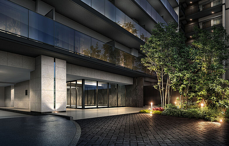 パレステージ横浜鴨居 エントランスアプローチ完成予想図