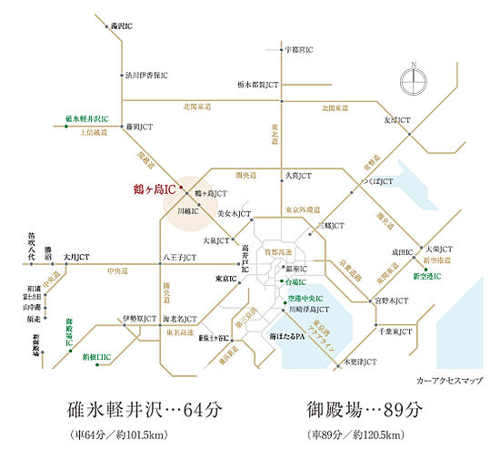 ソライエ若葉レジデンスプレミア アクセス図