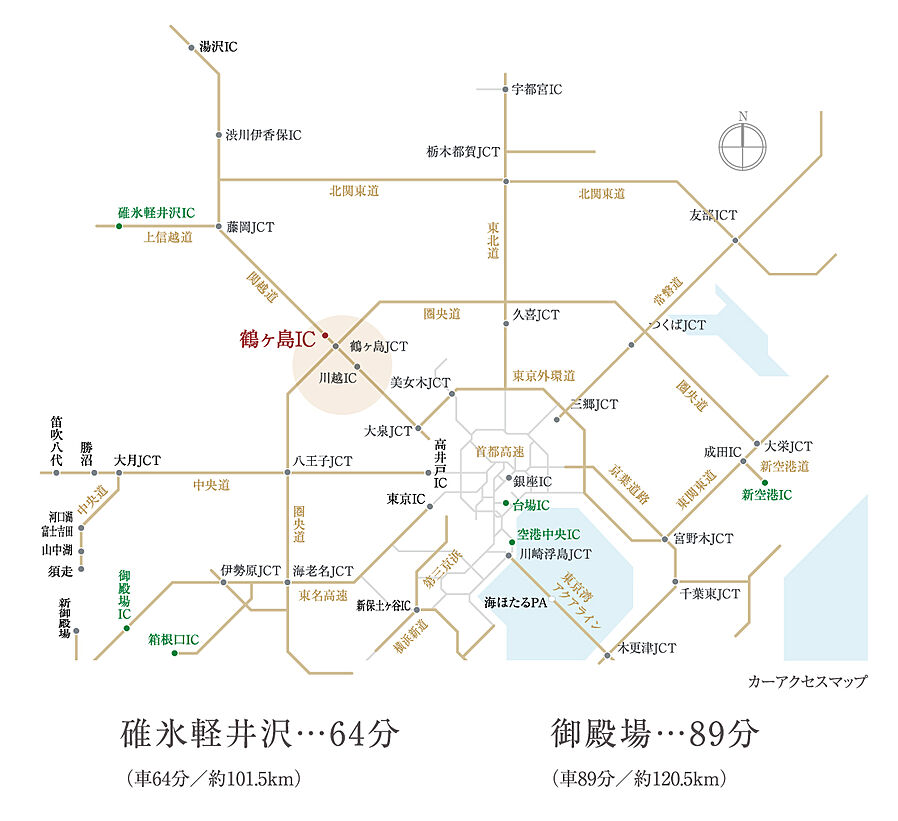ソライエ若葉レジデンスプレミア：交通図