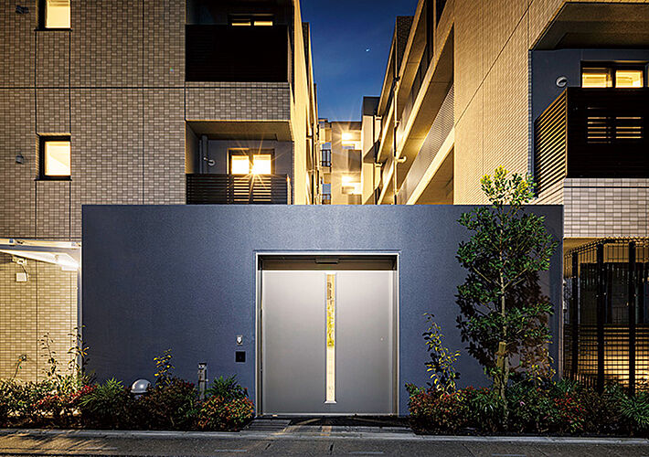 オーベル大宮プレイス 自転車置場出入口（2025年3月撮影）