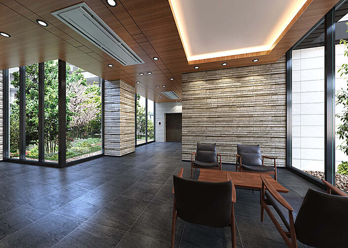 オーベルグランディオ川崎久地ヒルズ 共用部