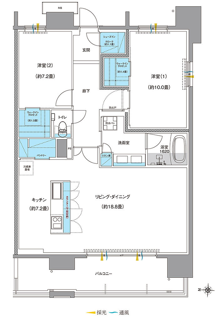 ブランシエラ南洲門前通り 間取り N【PREMIUM PLAN】