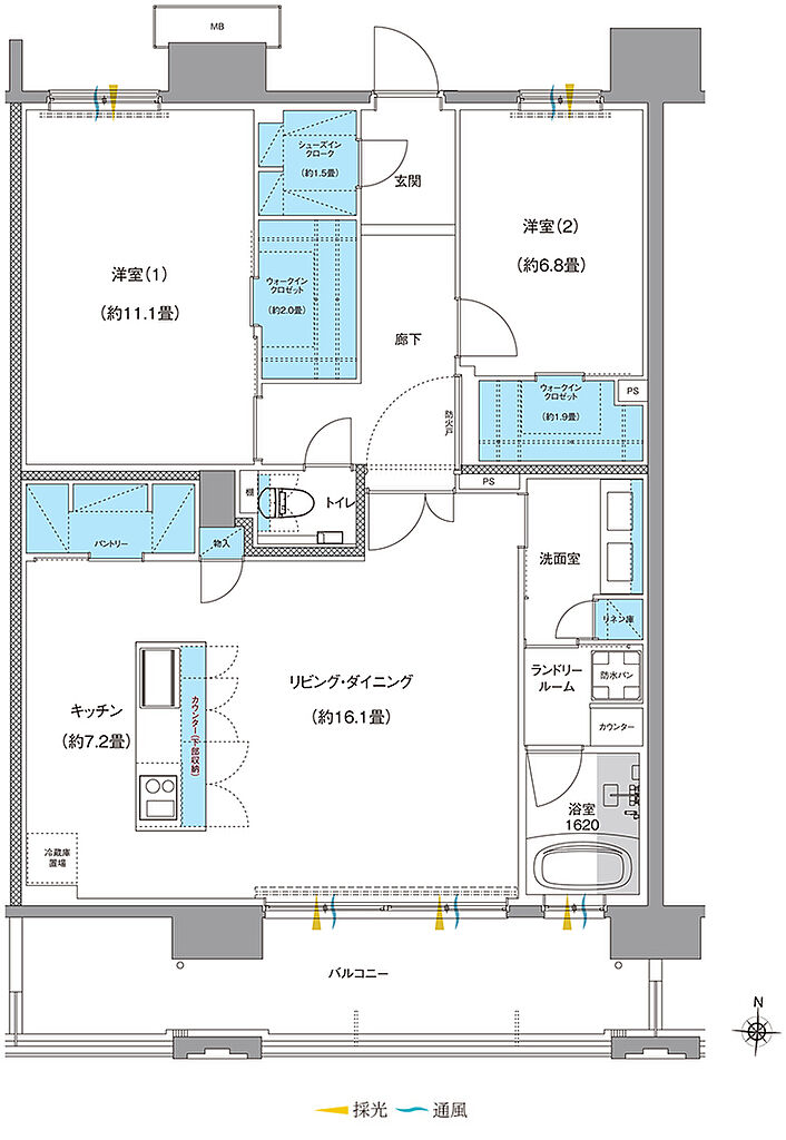 ブランシエラ南洲門前通り 間取り R【PREMIUM PLAN】