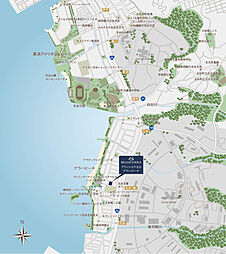 ブランシエラ北谷アラハビーチ 現地案内図