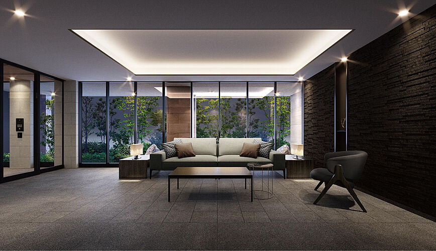 ブランシエラ宮崎 エントランスホール完成予想CG