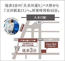 [補足画像] 国分寺駅経由で約17分。荷物の多い帰りは、バスで久米川に直帰も便利。