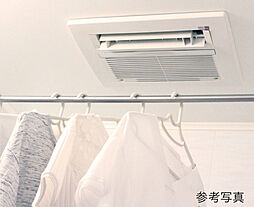 [浴室暖房換気乾燥機] カビを抑制し、雨の日の洗濯などにも便利。予備暖房や涼風機能を搭載しました。