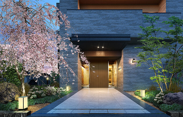 グローベル草加 ザ・プレミア エントランス完成予想CG