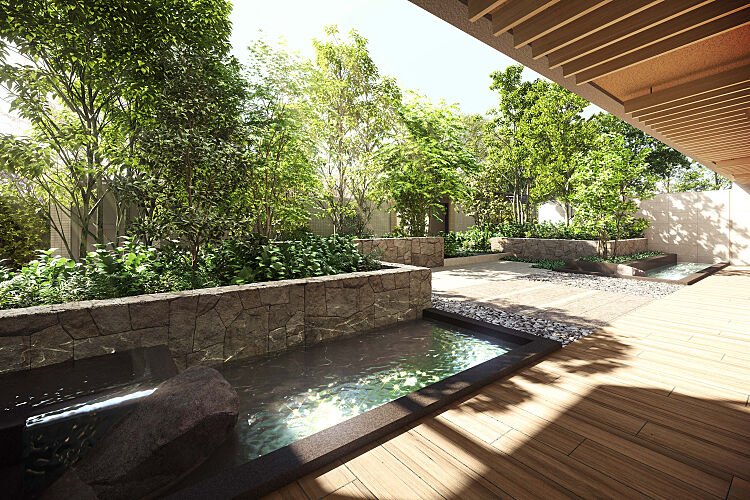 バウス加賀 ウォーターガーデン完成予想CG