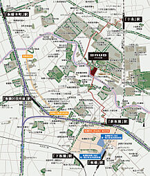 バウス加賀 現地案内図