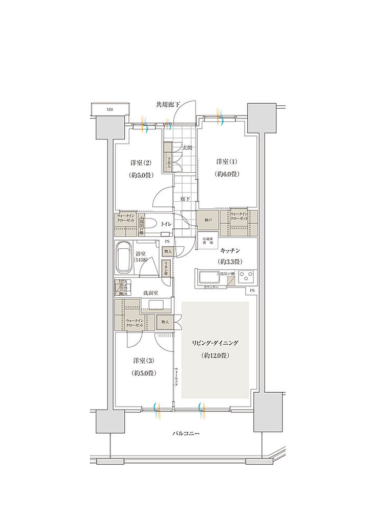 バウス加賀 間取り C11