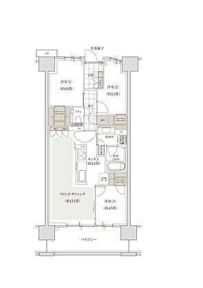バウス加賀 間取り B4