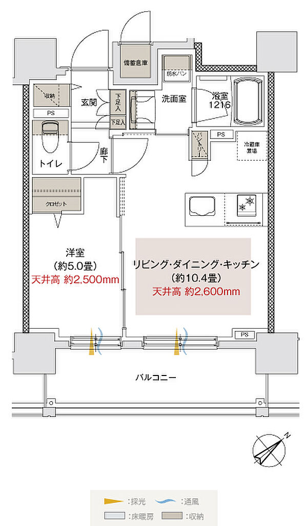 ブランシエラ豊平三条 間取り D