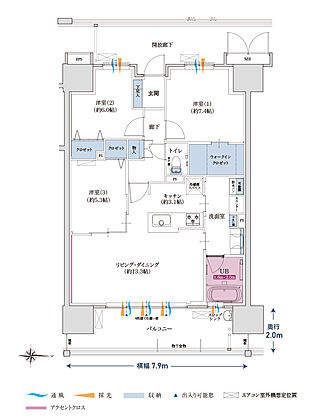 ポレスター吹上 間取り C