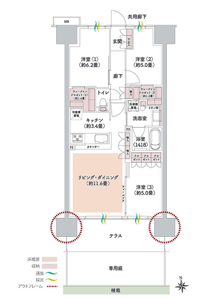 ウエリス八千代村上 間取り 【先着順】Fc3g