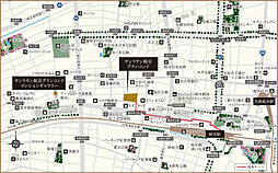 サンリヤン岐阜グランコンド 現地案内図