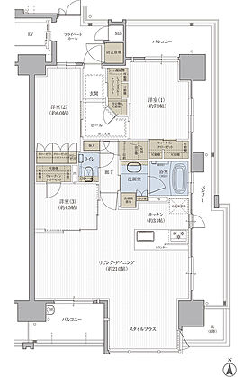 クレアホームズ松江大橋 間取り D【MENU PLAN1】