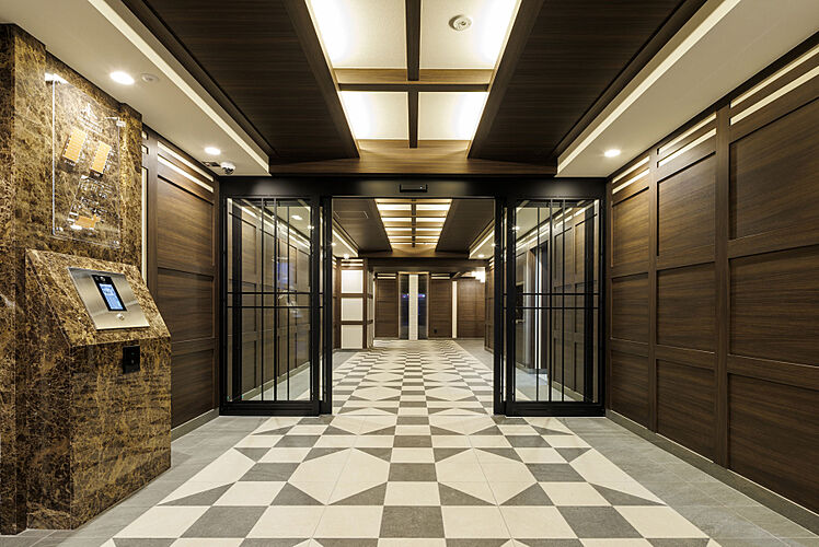 クレアホームズ米子駅 ザ・レジデンス 風除室