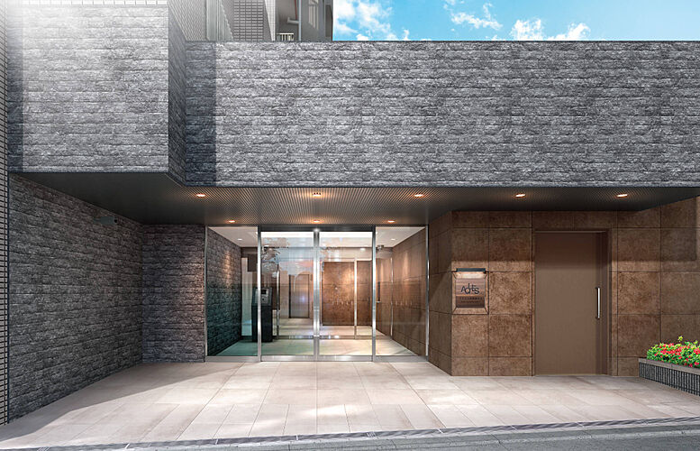 アクエス武蔵藤沢II エントランス完成予想図