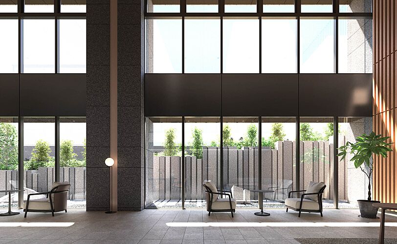 シエリアタワー南麻布 フロントホール完成予想CG